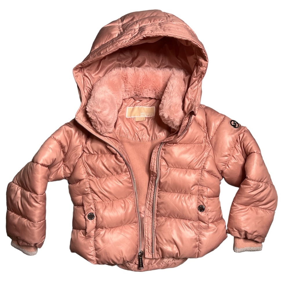 New Michael Kors Toddler Puffer Jacket 3T